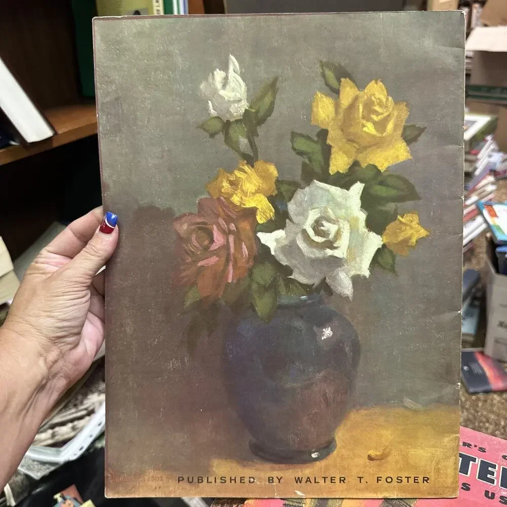 Vintage Walter Foster Art Book‎ How Claude Parsons Paints Flowers Vintage